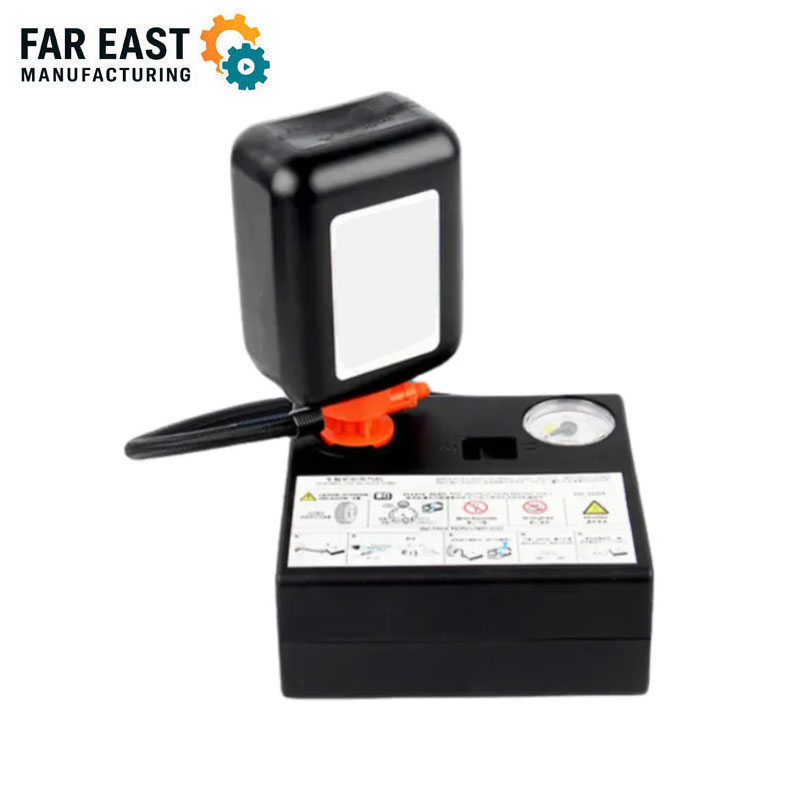 Inflator Ban Mobil Listrik Portabel kanthi Sealant